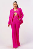 Sexy Blazer Pant 2pc